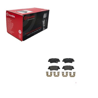 Brembo гальмівні колодки гальмівний. kia soul 09- задня фото №1