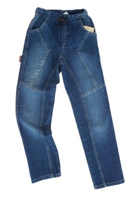 011 Spodnie jeans gumka rozmiar 122