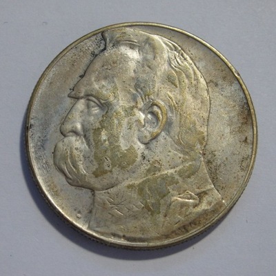 10 zł, Józef Piłsudski, 1935r. Ag X667