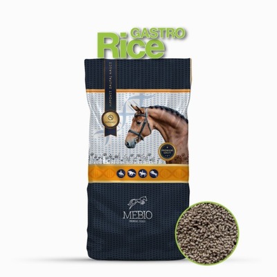 Mebio Rice Gastro 15kg otręby ryżowe dla koni