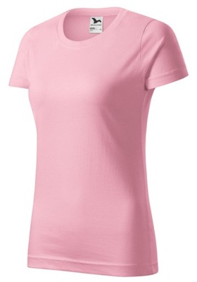 Koszulka t-shirt damski MALFINI basic 134 różowy L