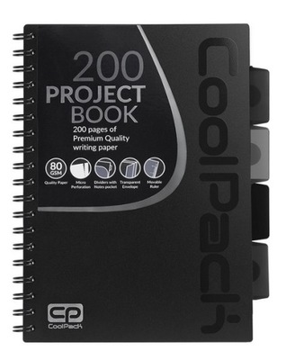 Coolpack - Project Book - Kołobrulion B5 Black (94