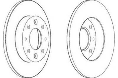 Ferodo гальмівні диски гальмівні 2szt kia carens i carens i фото №1