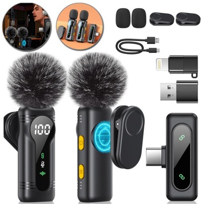 BEZPRZEWODOWY MIKROFON DO TELEFONU KOMÓRKOWEGO, MINI MIKROFON DO TELEFONU