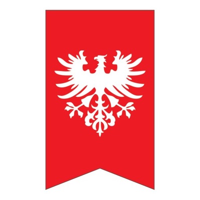 Flaga Powstania Wielkopolskiego Flagi Powstanie XS bez korony 30x50 cm