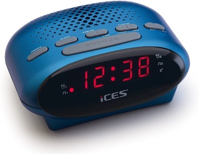 Radio sieciowe FM iCes ICR-210 Radiobudzik z radiem FM