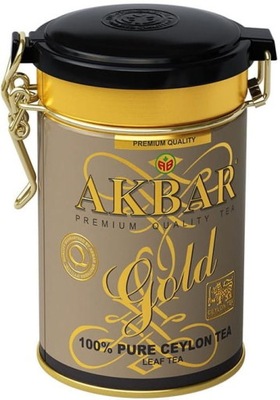 Gold Ceylon herbata czarna liściasta Akbar 100g