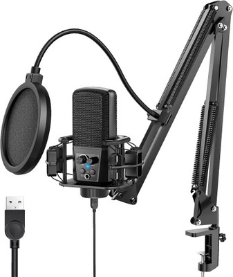 Mikrofon Jeemak PC20 STUDYJNY Mikrofon USB POJEMNOŚCIOWY z filtrem