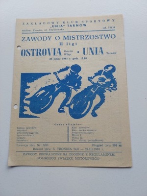 1985 UNIA TARNÓW-OSTROVIA OSTRÓW