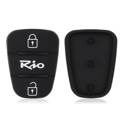 3 Button Remote Car Key Shell Rubber Pad Insert Replacement Fit for ~54363 