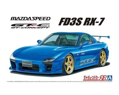 Aoshima 06147 1/24 MC#27 Mazda Speed FD3S RX-7 A-Spec GT-C '99 (Mazda)