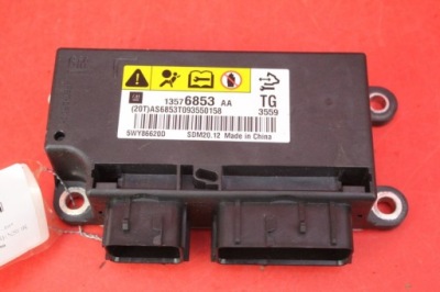 Модуль датчик подушка безопасности подушек 13576853aa chevrolet spark 3 iii m300 10-15 фото №1