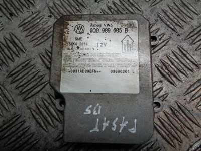 Модуль подушка безопасности vw passat b5 6q0909605b фото №1