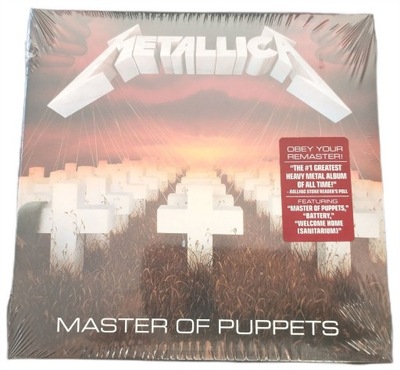 METALLICA Master Of Puppets * * Blackened USA * *