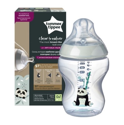 BUTELKA TOMMEE TIPPEE 260ML ZE SMOCZKIEM ORYGINAŁ