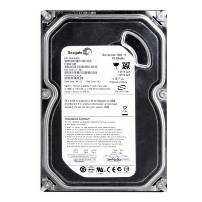 SEAGATE 80GB 7.2k 8MB SATA II 3.5'' ST380815AS