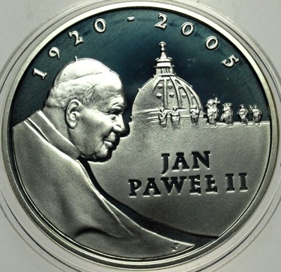 10 zł złotych 2005 Jan Paweł II SREBRO