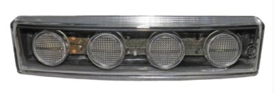 Лампа козирок scania 4, r діодна білий фото №1