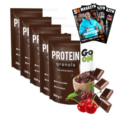 SANTE GO ON PROTEIN GRANOLA 5x300g BIAŁKO PROTEINY