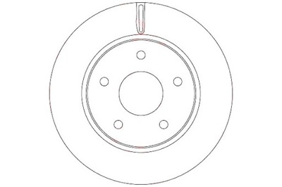 Trw тормозные диски тормозные 2szt chrysler grand voyager v фото №1