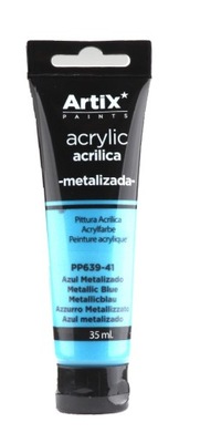 Farba akrylowa metaliczna Artix 35ml niebieska