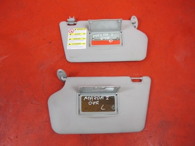 Mazda 2 dy козирок захист козирок права ліва kpl фото №1