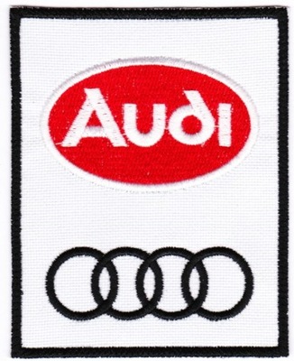 VAR naszywka AUDI - 9,8 *7,8 cm 