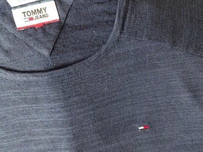 TOMMY JEANS CIENKI SWETER MĘSKI M/L