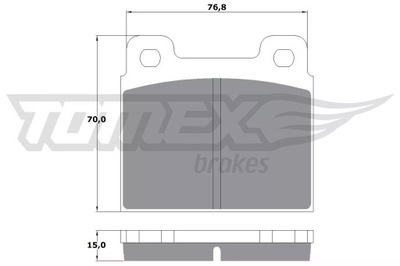 TRINKELĖS HAM.MERCEDES 115 