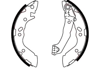 Trw тормозные колодки тормозные kpl. hyundai atos 1.0/1.1 02 фото №1