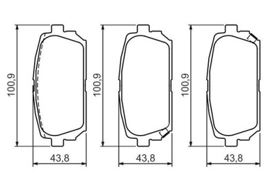 BOSCH 0 986 494 400 TRINKELĖS STABDŽIŲ 