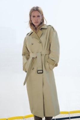 Trencz o kroju oversize ZARA M Nowy