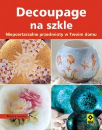 Decoupage na szkle / NOWY