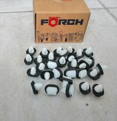 10x кліпса штифт накладки порога fiat ducato citroen jumpy peugeot boxer фото №1