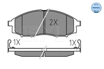 0252397017/W ZAPATAS DE FRENADO NISSAN P. PICK-UP NAVARA 02-  