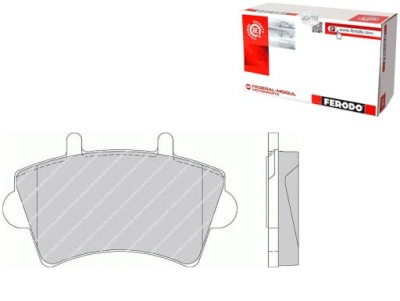 Гальмівні колодки гальмівні renault перед master 00- ferodo фото №1