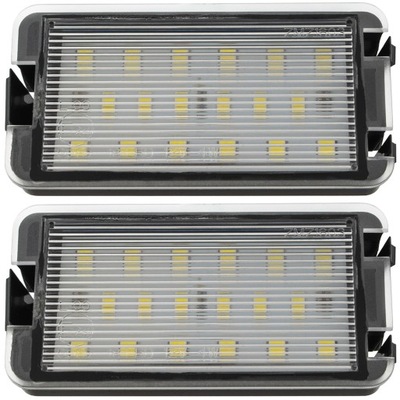 Подсветка led номерного знака регистрационный seat altea arosa toledo фото №1