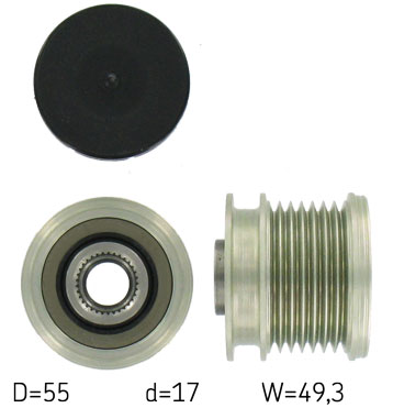 RUEDA POLEA ALTERNADOR PARA DB  