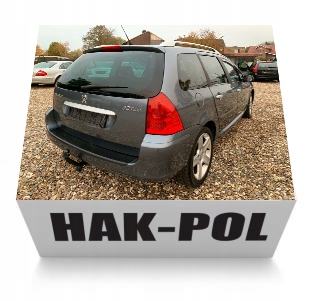 PEUGEOT 307 UNIVERSAL SW 2001-2008HAK HOLOWNICZY+7PIN+  