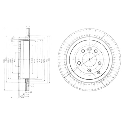 DRIVE+ ДИСКИ ТОРМОЗНЫЕ ТОРМОЗНЫЕ 2 ШТУКИ. ЗАД LAND ROVER RANGE RO VER SPORT I