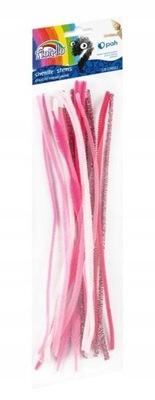 Druciki kreatywne FIORELLO 30cm 20szt różowe