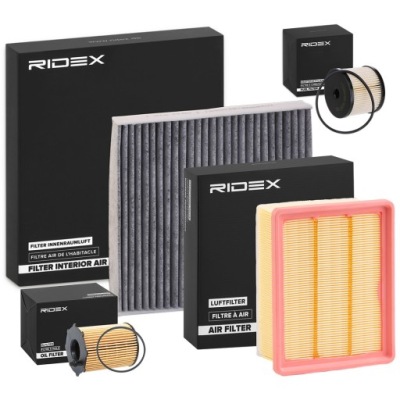 Набор фильтров ridex 4055f11649 pasuje do peugeot partner combispace 5f фото №1