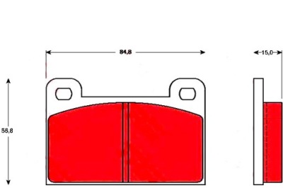 Trw тормозные колодки тормозные skoda 130 wartburg 353 353 to фото №1