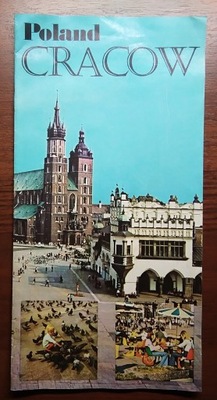 POLAND Cracow folder informator 1980 Polska Kraków