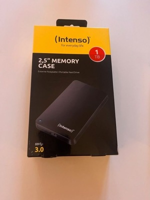 Intenso Memory Case 1TB 2,5'' USB 3.0 Nowy dysk