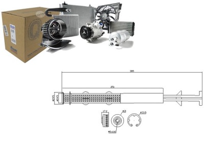 Осушувач кондиціонера chevrolet astra opel astra g фото №1
