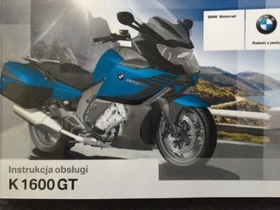 BMW K1600 GT polska instrukcja obsługi + serwisowa 