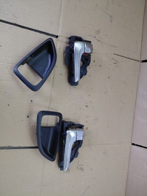 Hyundai ix35 ручка внутренняя левая хром фото №1