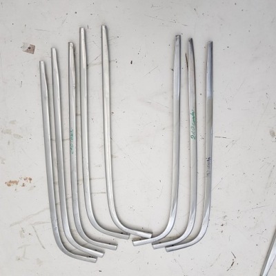 Mercedes 210 w210 молдинг накладка бампер хром ory фото №1