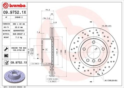 DISCO DE FRENADO PARTE DELANTERA BMW E81 E87 E90 3411676464  